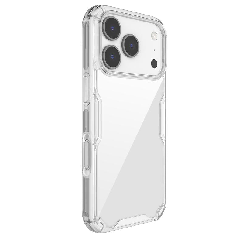 Compatible with iPhone 18 Pro Max NILLKIN Ultra Clear PC + TPU Phone Case - White