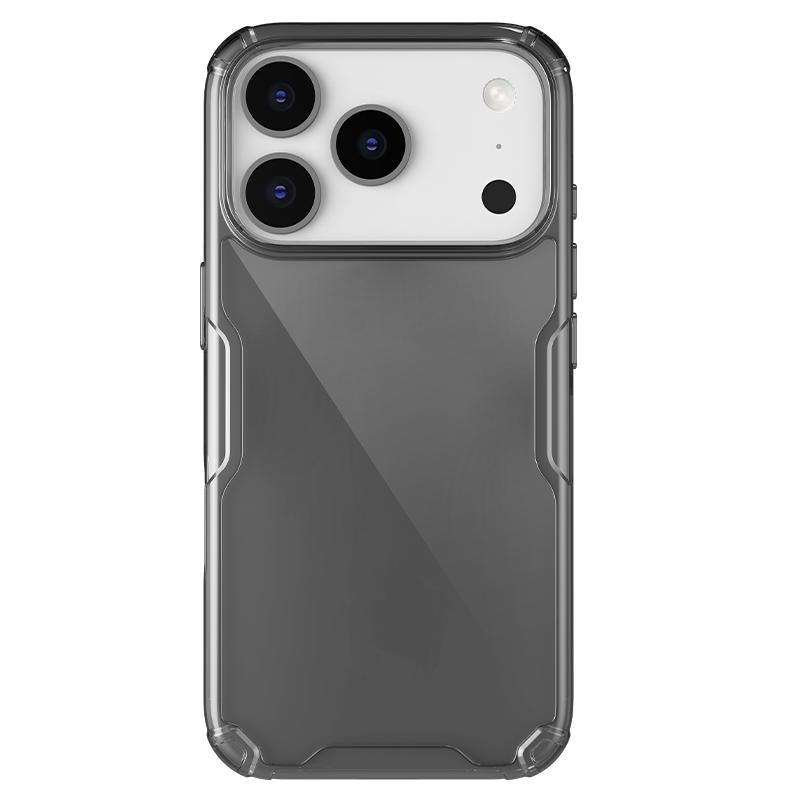 Compatible with iPhone 18 Pro Max NILLKIN Ultra Clear PC + TPU Phone Case - Black