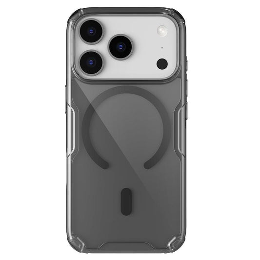 Compatible with iPhone 18 Pro Max NILLKIN Ultra Clear Magsafe PC + TPU Phone Case - Black