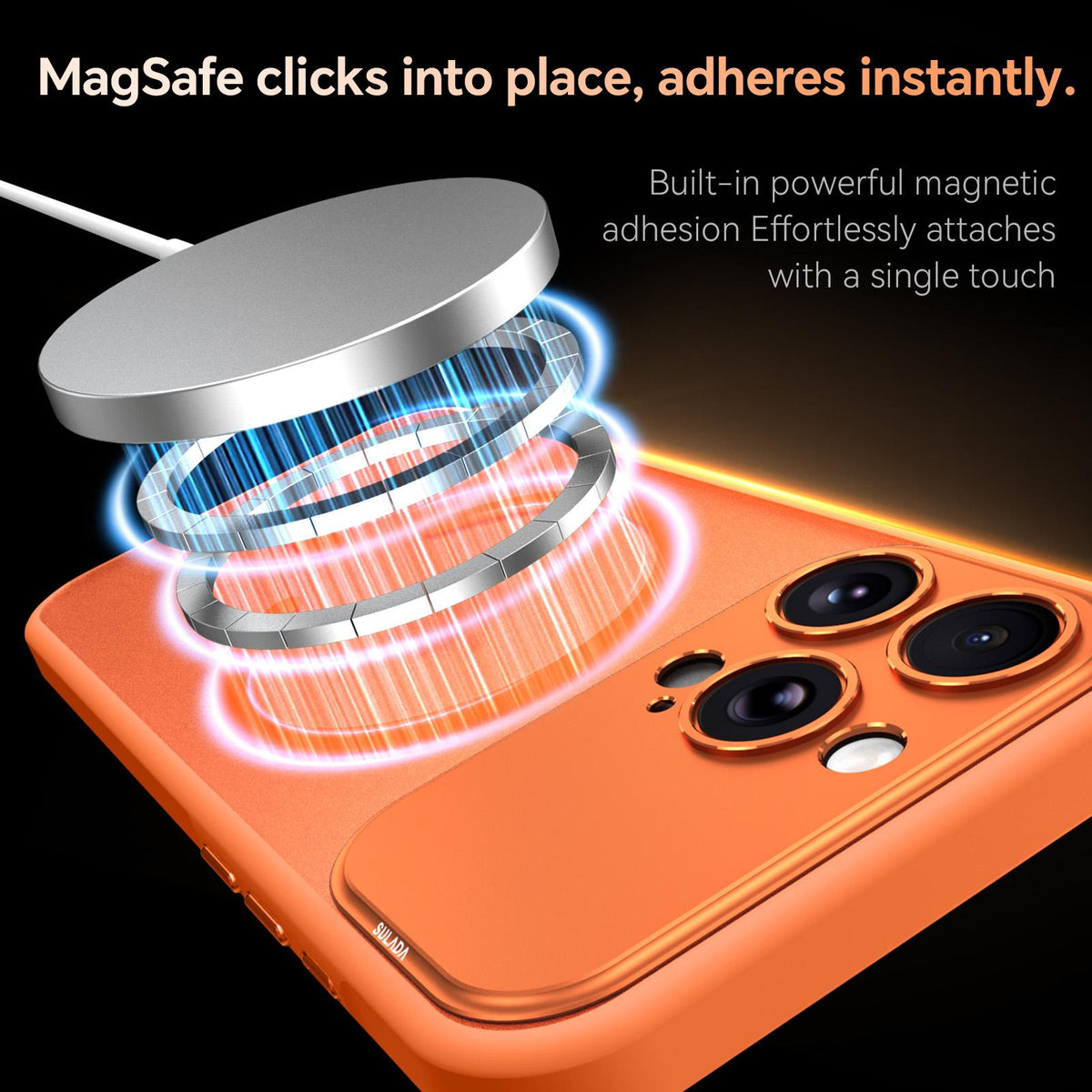 Compatible with iPhone 18 Pro Max SULADA TransCompatible withms Into 17 Pro Semi-Transparent Matte Magnetic Phone Case - Blue