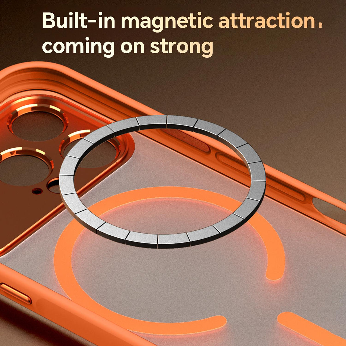 Compatible with iPhone 18 Pro Max SULADA TransCompatible withms Into 17 Pro Semi-Transparent Matte Magnetic Phone Case - Sky Blue
