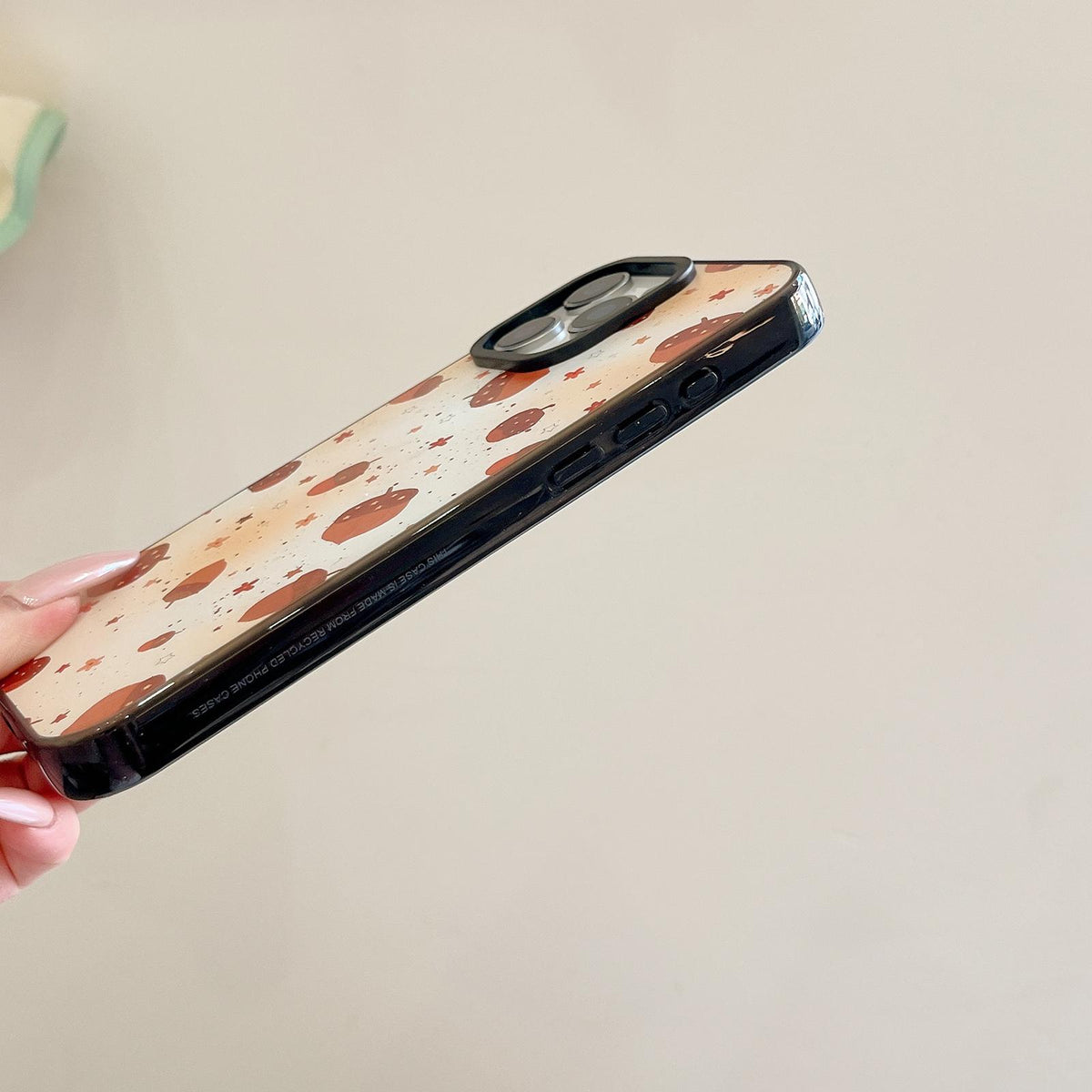Compatible with iPhone 18 Pro Max & 17 Pro Max Autumn Story Acrylic TPU Phone Case - Brown Acorns