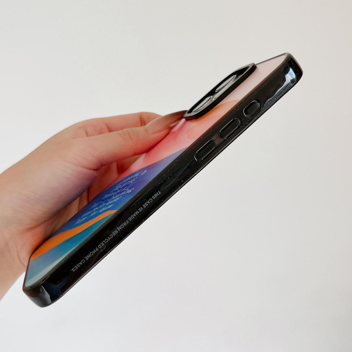 Compatible with iPhone 18 Pro Max & 17 Pro Max Tranquil Deep Blue Watercolor Acrylic TPU Phone Case - Blue Marble