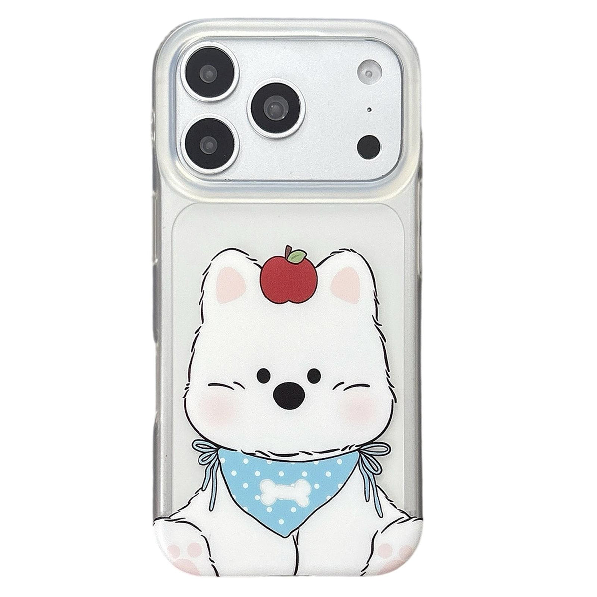 Compatible with iPhone 18 Pro & 17 Pro Double Layer Frosted Pattern TPU Phone Case - Lovely West Highlands