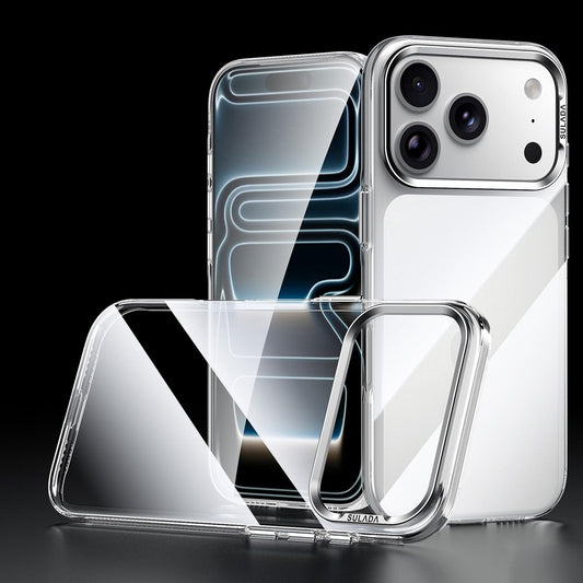 Compatible with iPhone 18 Pro Max SULADA Crystal Series Clear PC Phone Case - Transparent