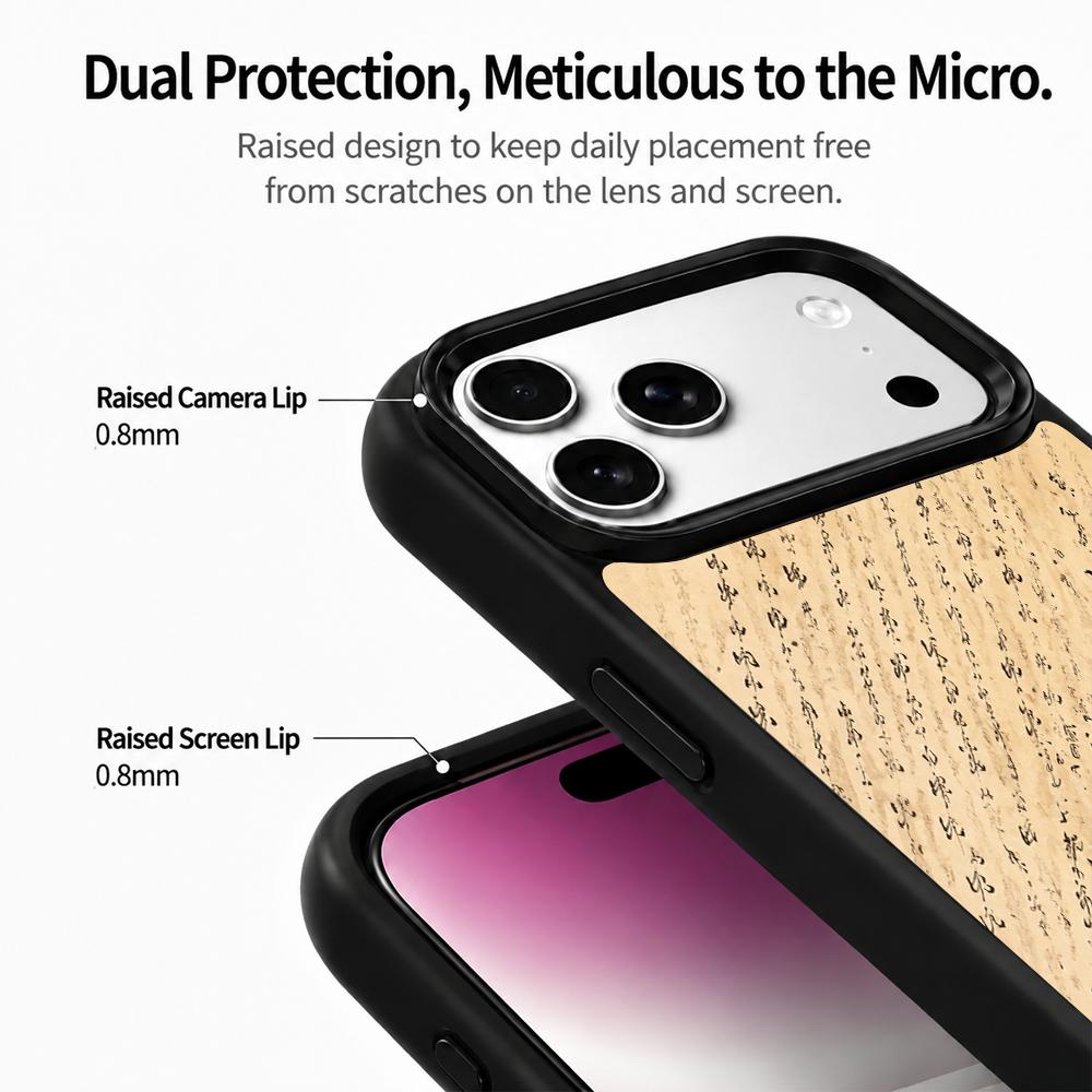 Compatible with iPhone 18 Pro Max & 17 Pro Max Fire Series PC Silicone Magnetic Phone Case - Fire Cloud Path