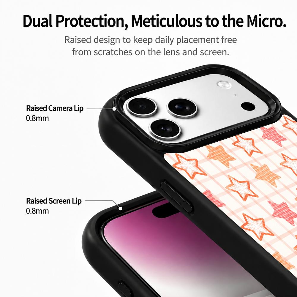 Compatible with iPhone 18 Pro & 17 Pro Fire Series PC Silicone Magnetic Phone Case - Mars Brilliance