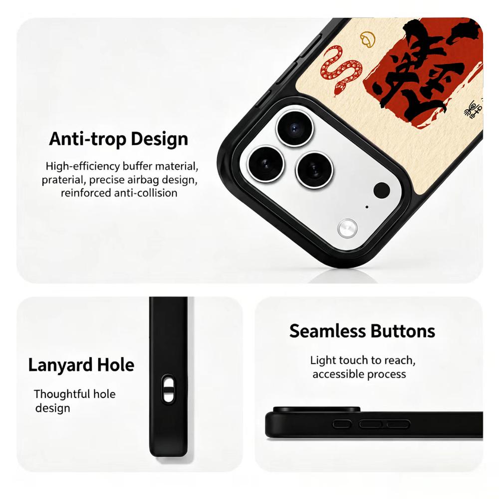 Compatible with iPhone 18 Pro & 17 Pro Fire Series PC Silicone Magnetic Phone Case - Fire Money Comes