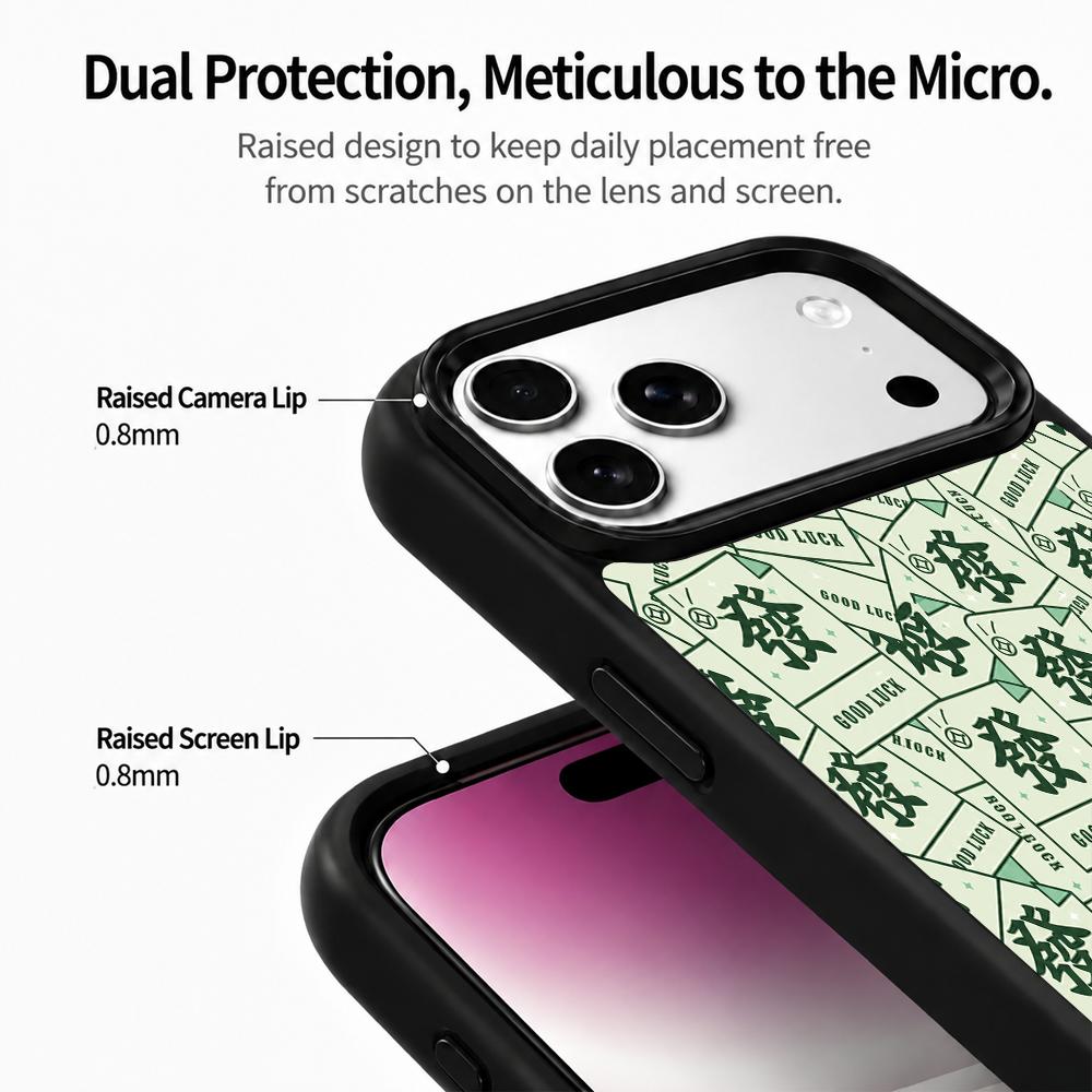 Compatible with iPhone 18 Pro Max & 17 Pro Max Wood Series PC Silicone Magnetic Phone Case - Wooden Money Note