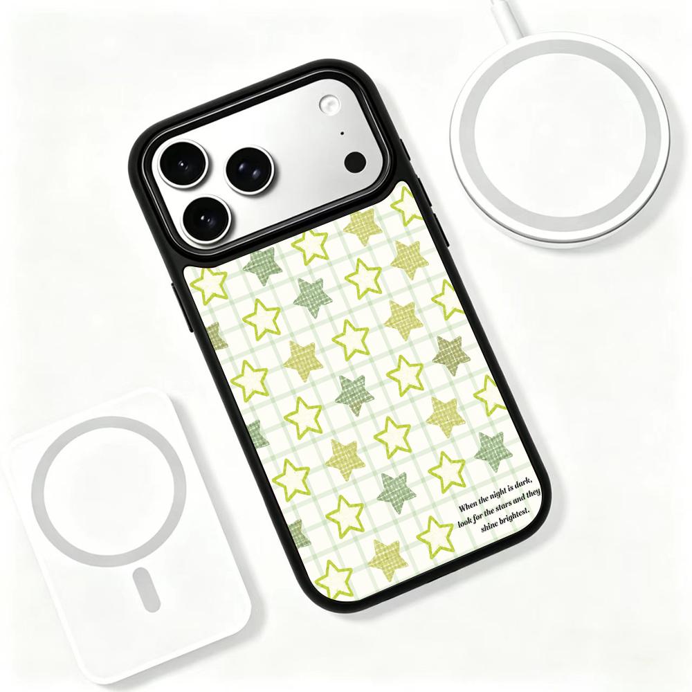 Compatible with iPhone 18 Pro Max & 17 Pro Max Wood Series PC Silicone Magnetic Phone Case - Jupiter Shimmer Print