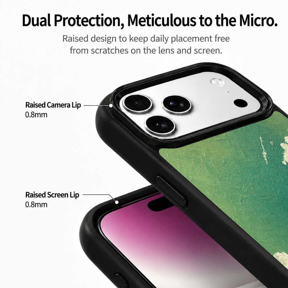 Compatible with iPhone 18 Pro Max & 17 Pro Max Wood Series PC Silicone Magnetic Phone Case - Wooden Voyage