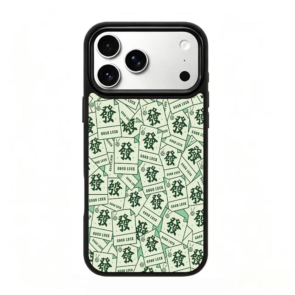 Compatible with iPhone 18 Pro & 17 Pro Wood Series PC Silicone Magnetic Phone Case - Wooden Money Note