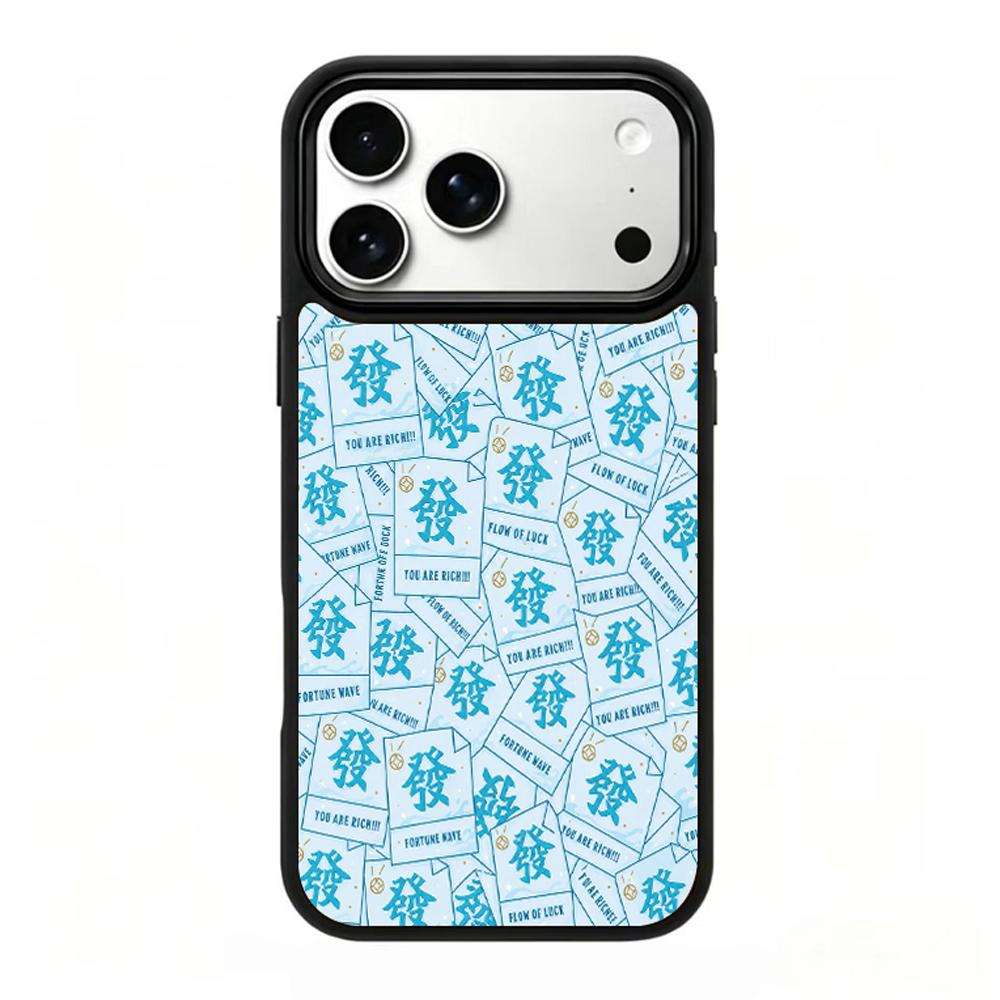 Compatible with iPhone 18 Pro Max & 17 Pro Max Water Series PC Silicone Magnetic Phone Case - Water Money Note