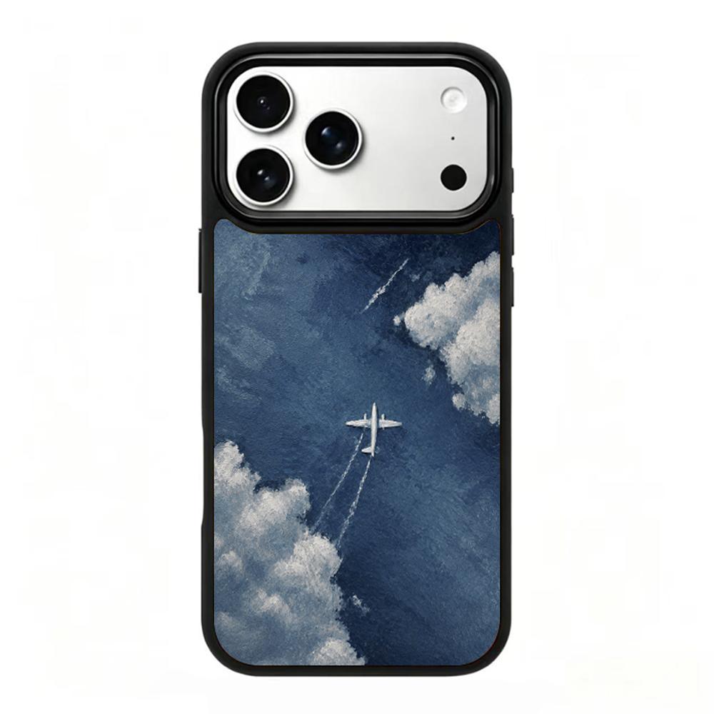 Compatible with iPhone 18 Pro Max & 17 Pro Max Water Series PC Silicone Magnetic Phone Case - Water Sail Journey