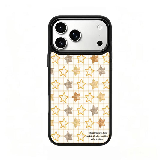 Compatible with iPhone 18 Pro Max & 17 Pro Max Earth Series PC Silicone Magnetic Phone Case - Saturn Shimmer Print