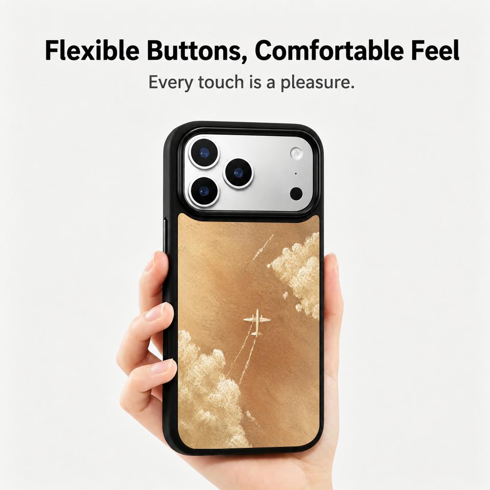 Compatible with iPhone 18 Pro Max & 17 Pro Max Earth Series PC Silicone Magnetic Phone Case - Earthy Sail Journey