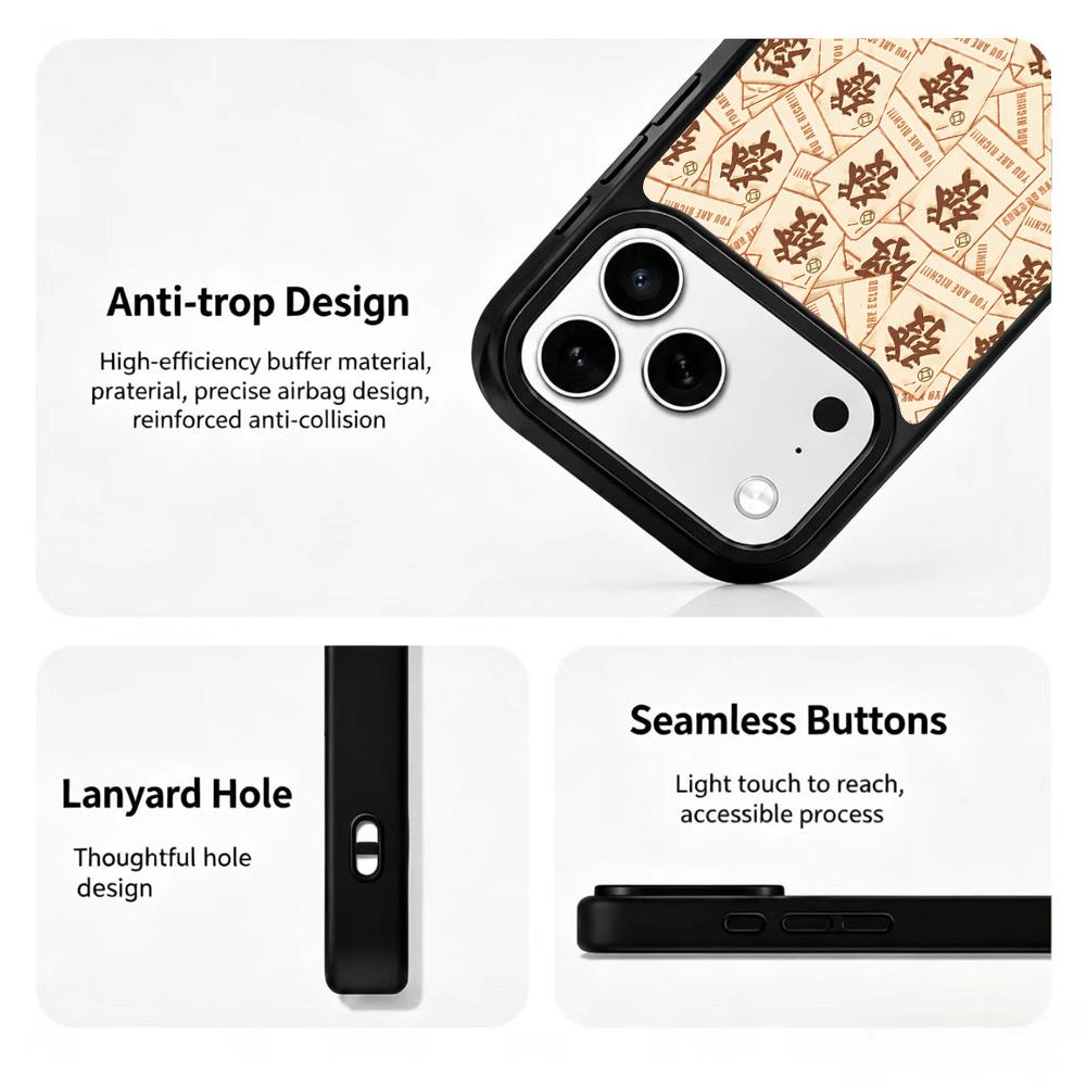 Compatible with iPhone 18 Pro & 17 Pro Earth Series PC Silicone Magnetic Phone Case - Earth Money Note