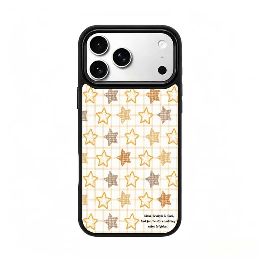 Compatible with iPhone 18 Pro & 17 Pro Earth Series PC Silicone Magnetic Phone Case - Saturn Shimmer Print