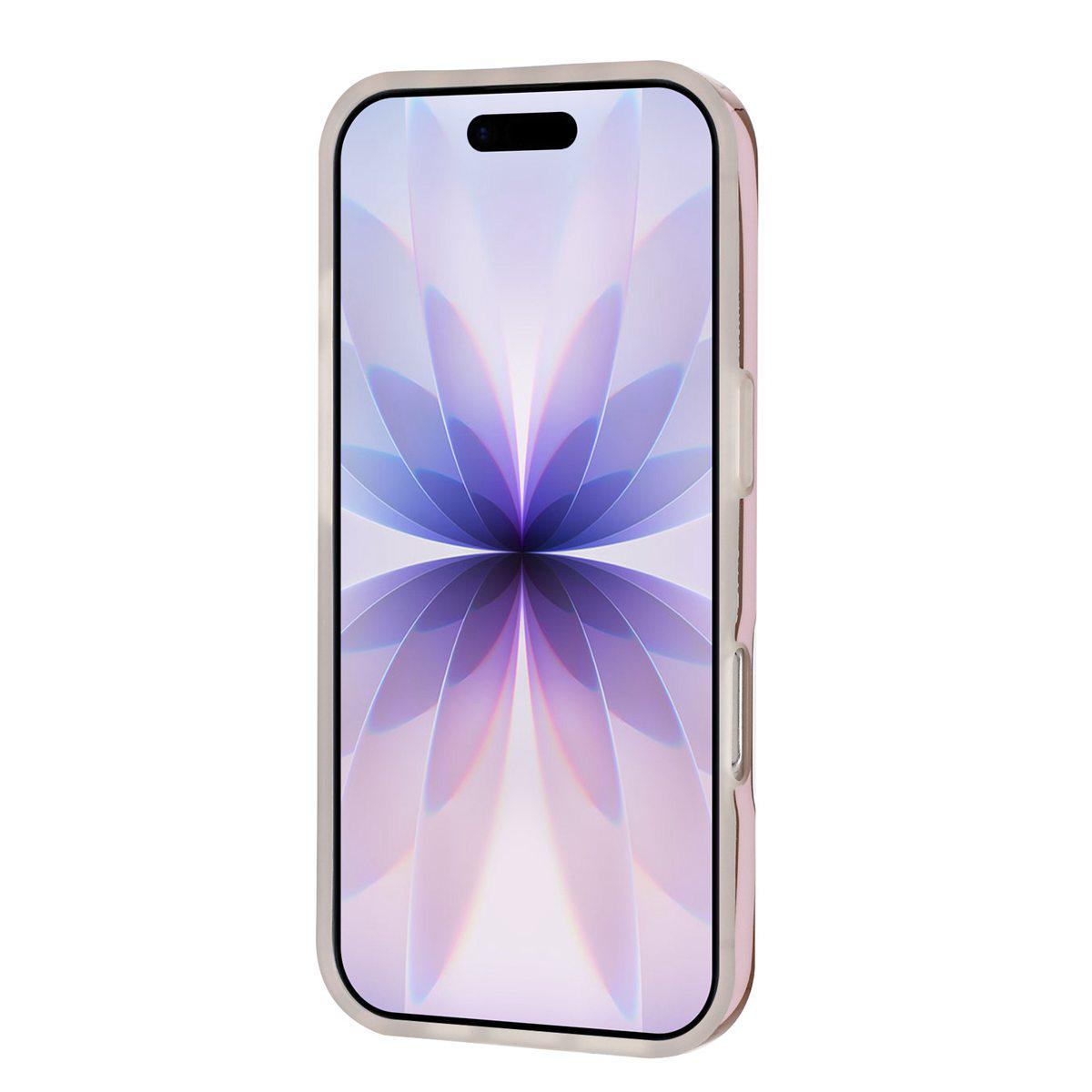 Compatible with iPhone 18 Pro Max Full Coverage IMD Printed Vertical Stripes TPU Phone Case - Coffee