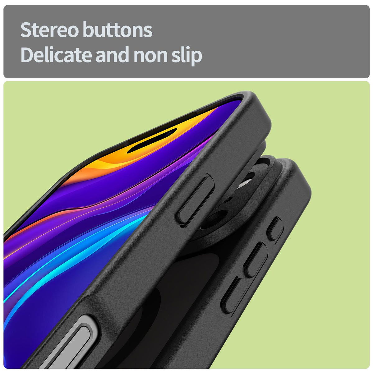 Compatible with iPhone 18 Pro Max Fanying Series Precision Camera Hole PC Dual-Layer TPU Translucent Frosted Magnetic Phone Case - Translucent Black