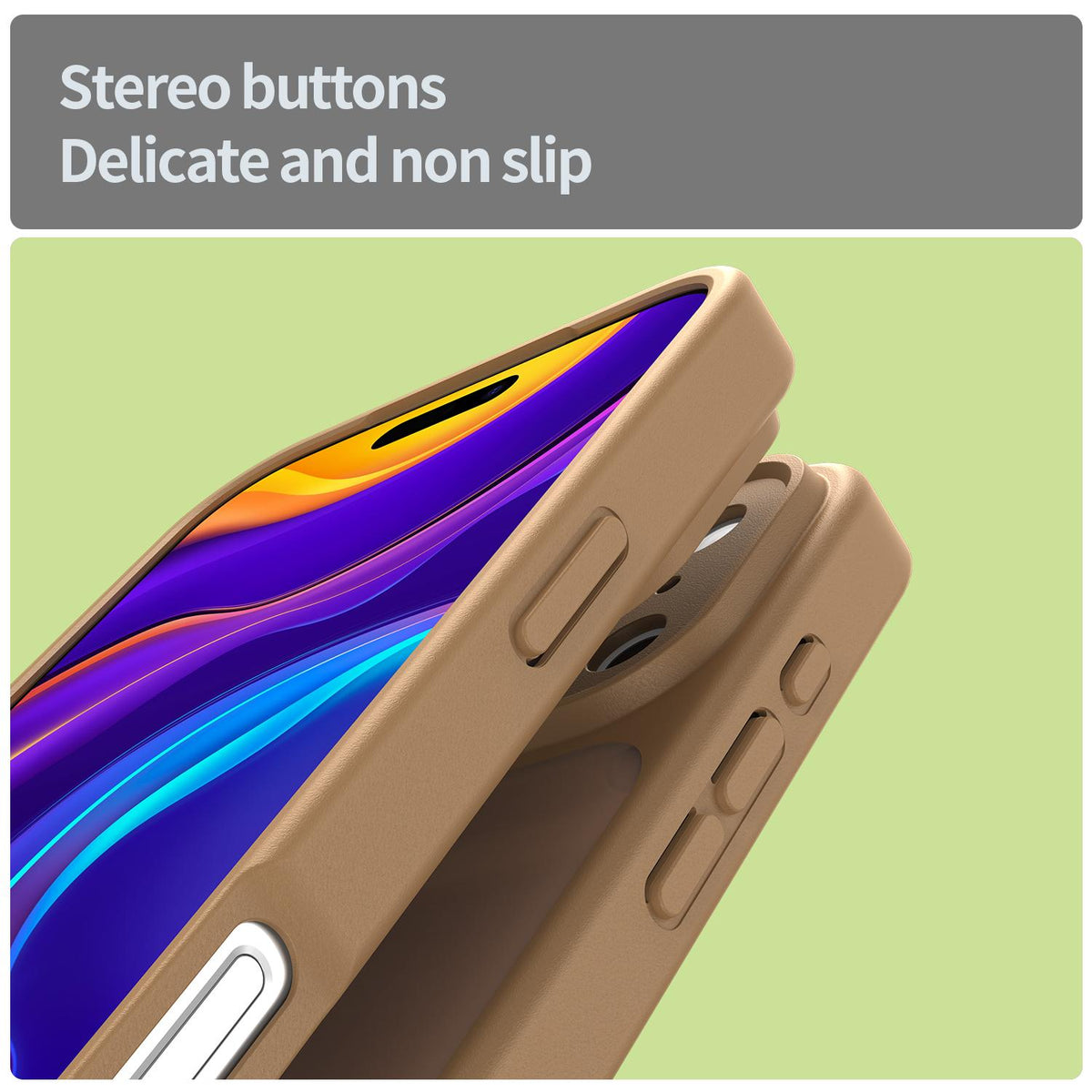 Compatible with iPhone 18 Pro Max Fanying Series Precision Camera Hole PC Dual-Layer TPU Translucent Frosted Phone Case - Desert Gold