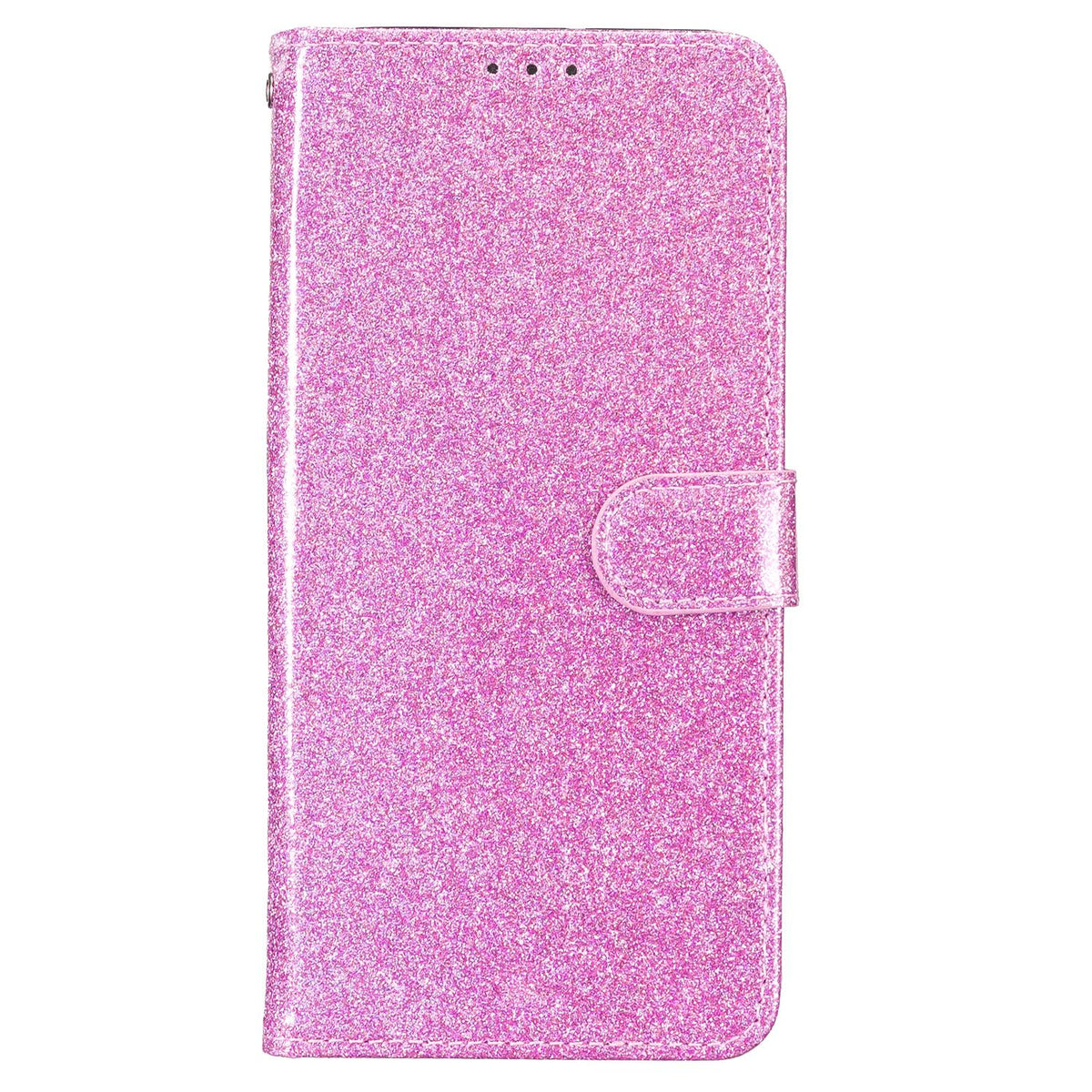 Compatible with iPhone 18 Pro Glitter Powder Flip Leather Phone Case - Light Purple