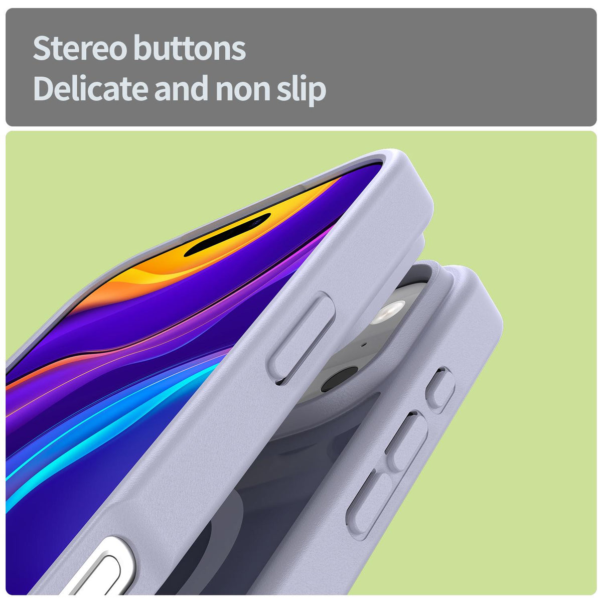 Compatible with iPhone 18 Pro Max Fanying Series PC Dual-Layer TPU Translucent Frosted MagSafe Phone Case - Lavender
