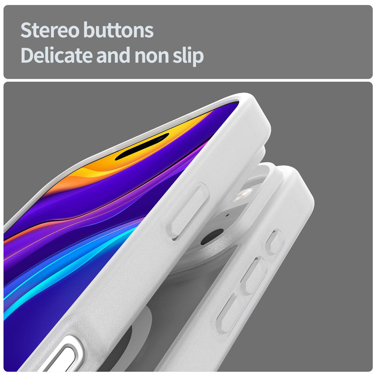 Compatible with iPhone 18 Pro Max Fanying Series PC Dual-Layer TPU Translucent Frosted MagSafe Phone Case - Matte White
