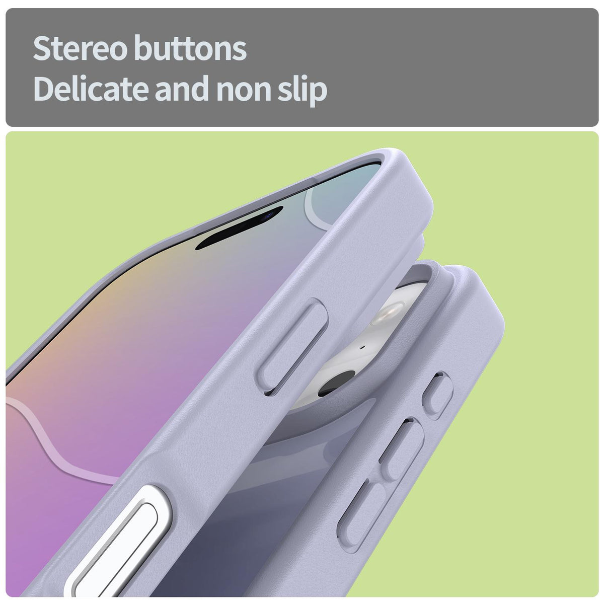 Compatible with iPhone 18 Pro Fanying Series PC Dual-Layer TPU Translucent Frosted Phone Case - Lavender