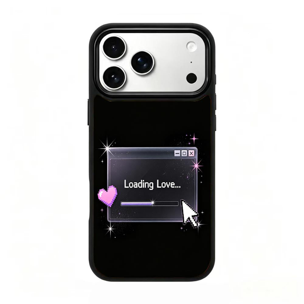 Compatible with iPhone 18 Pro Max & 17 Pro Max Colorful Painting PC Silicone Magnetic Phone Case - LoadingLove Pixel Window