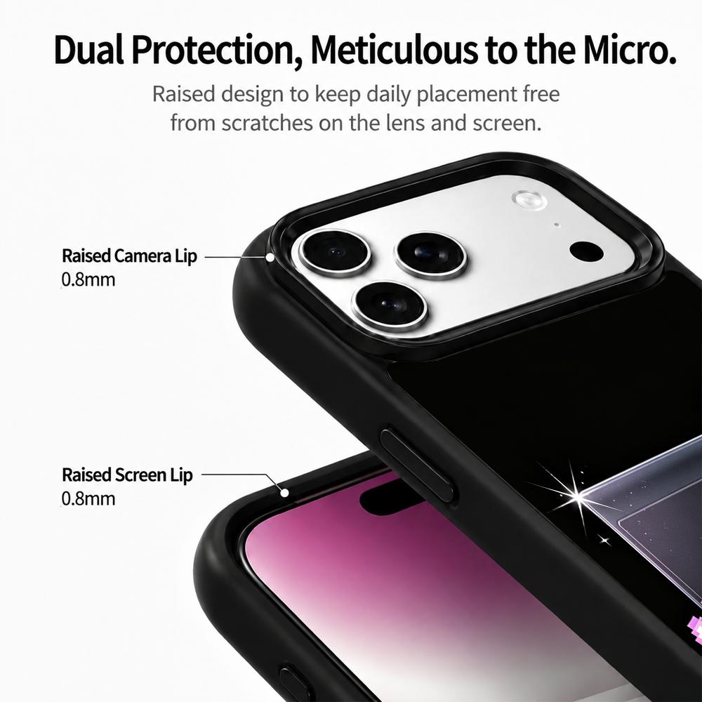 Compatible with iPhone 18 Pro Max & 17 Pro Max Colorful Painting PC Silicone Magnetic Phone Case - LoadingLove Pixel Window