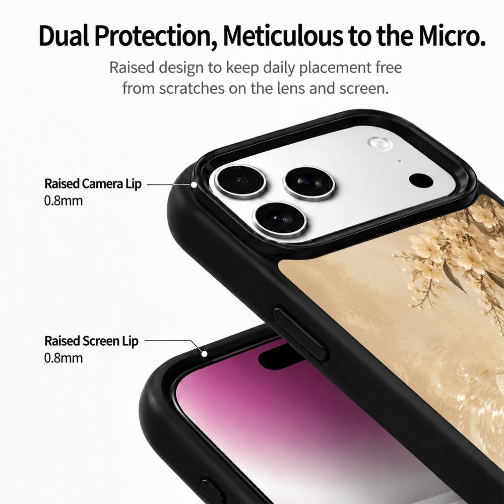 Compatible with iPhone 18 Pro Max & 17 Pro Max Earth Series PC Silicone Magnetic Phone Case - Earthy Treasure Hoard