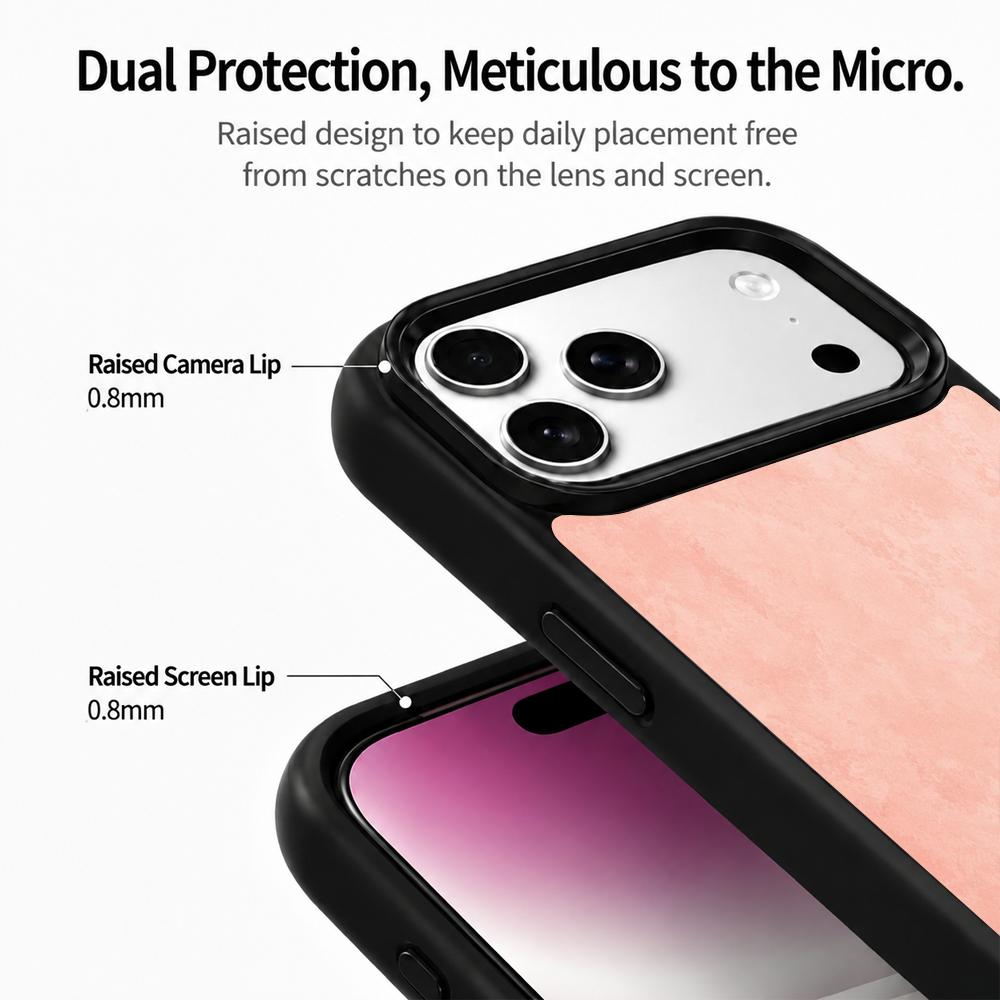 Compatible with iPhone 18 Pro Max & 17 Pro Max Fire Series PC Silicone Magnetic Phone Case - Fire Peony