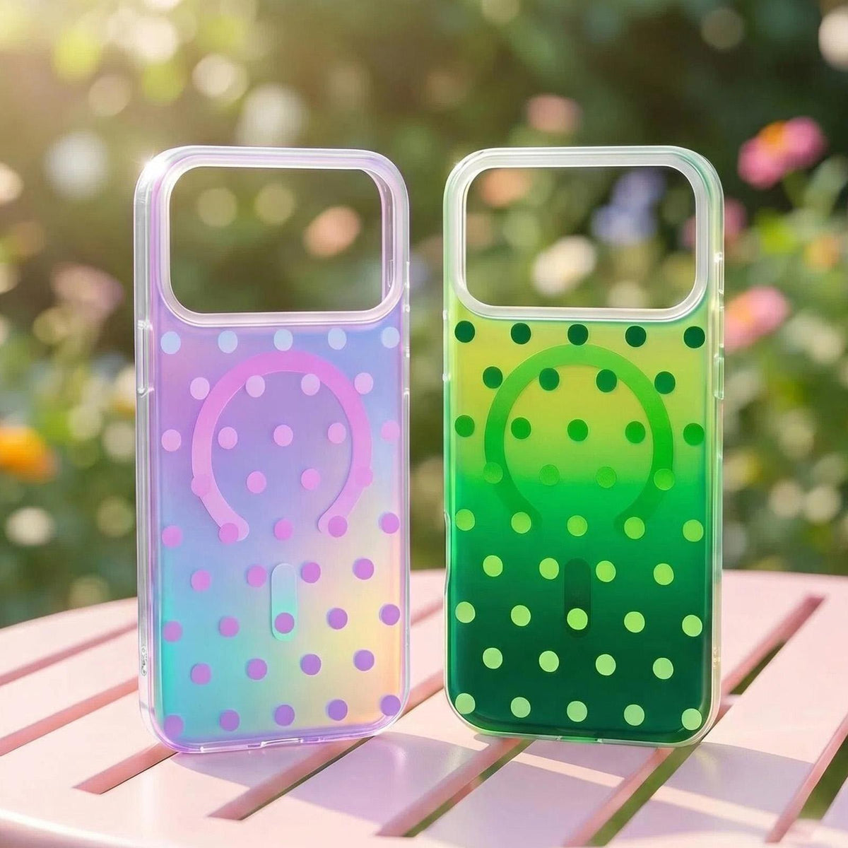 Compatible with iPhone 18 Pro Gilded Star River Series Magnetic Phone Case - Purple
