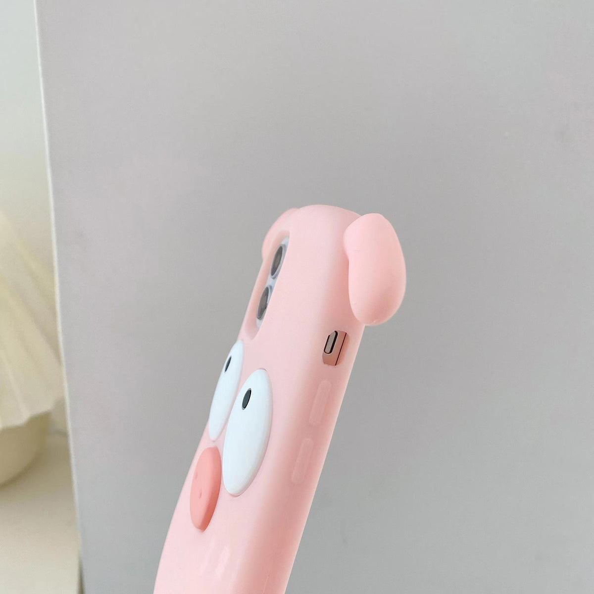 Compatible with iPhone 18 Pro Max & 17 Pro Max Cute Little Pig Silicone Phone Case