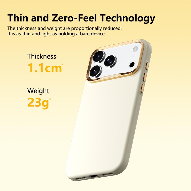 Compatible with iPhone 18 Pro Max ABEEL Lightweight Zero Skin Feel Magnetic PC Phone Case - Sky Blue