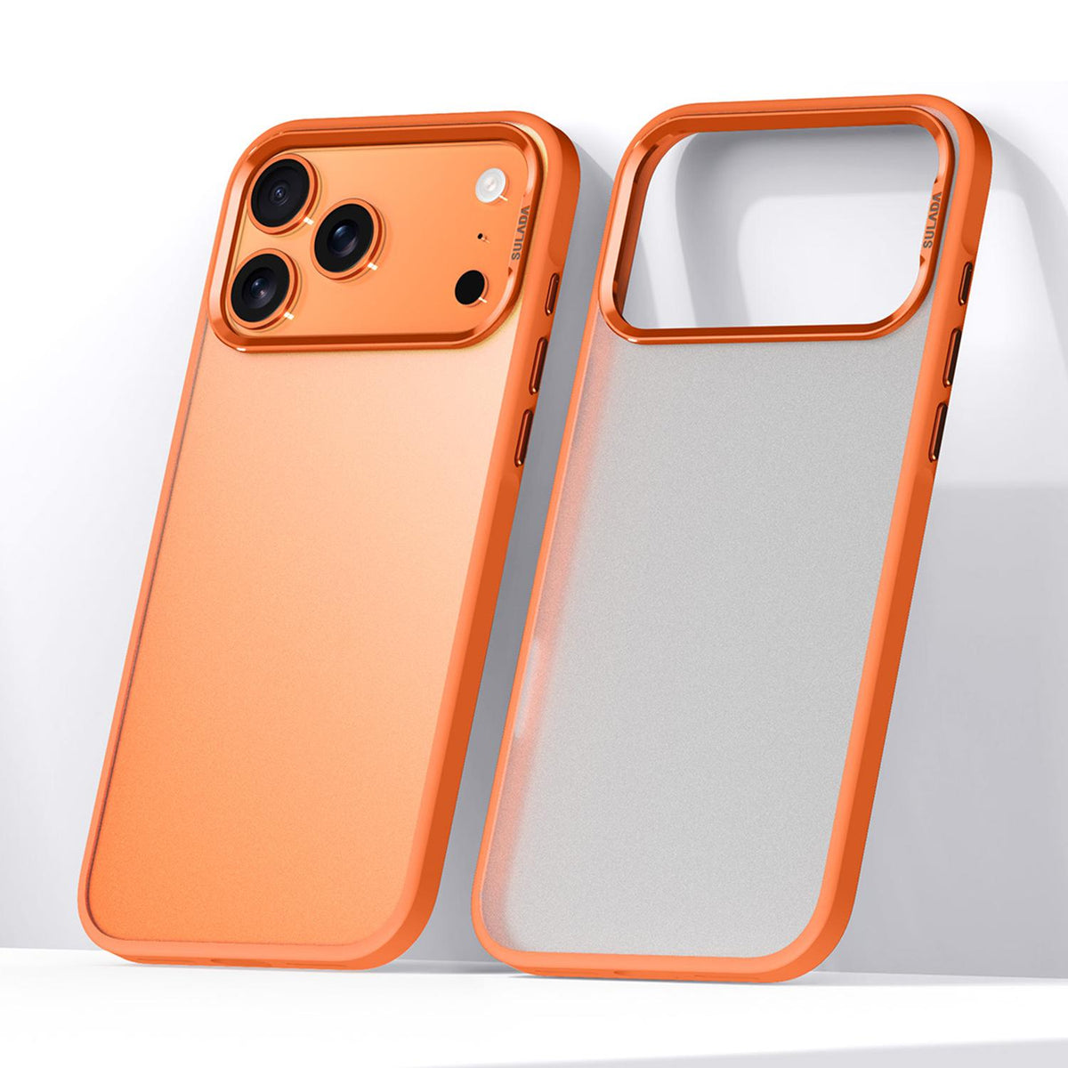 Compatible with iPhone 18 Pro SULADA Skin Feel Matte Shockproof Phone Case - Orange