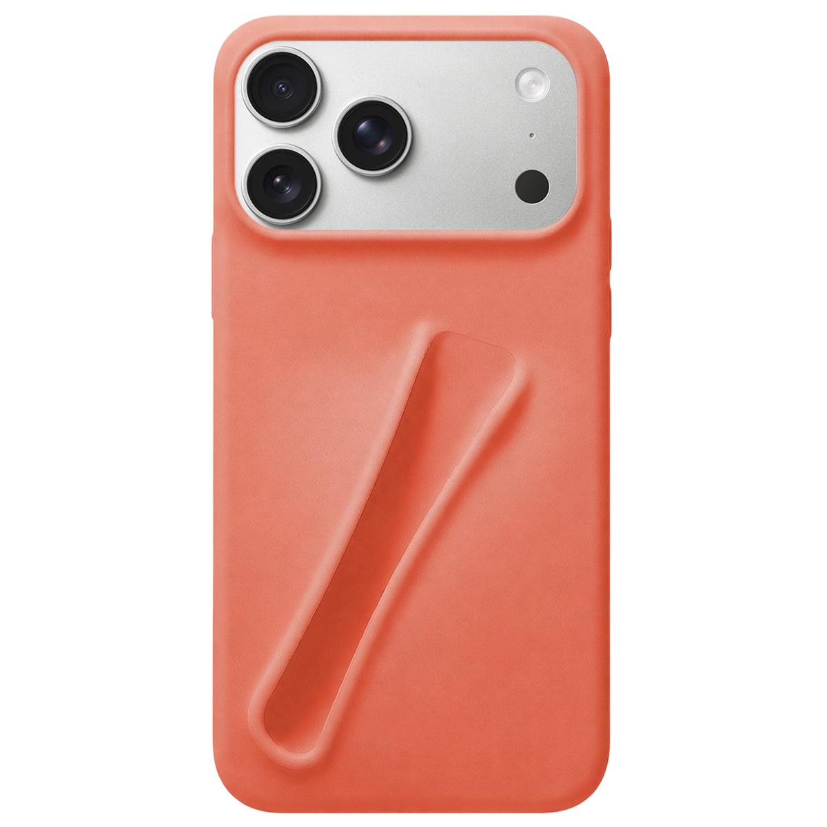 Compatible with iPhone 18 Pro Max & 17 Pro Max Lipstick Silicone 3D Phone Case - Orange