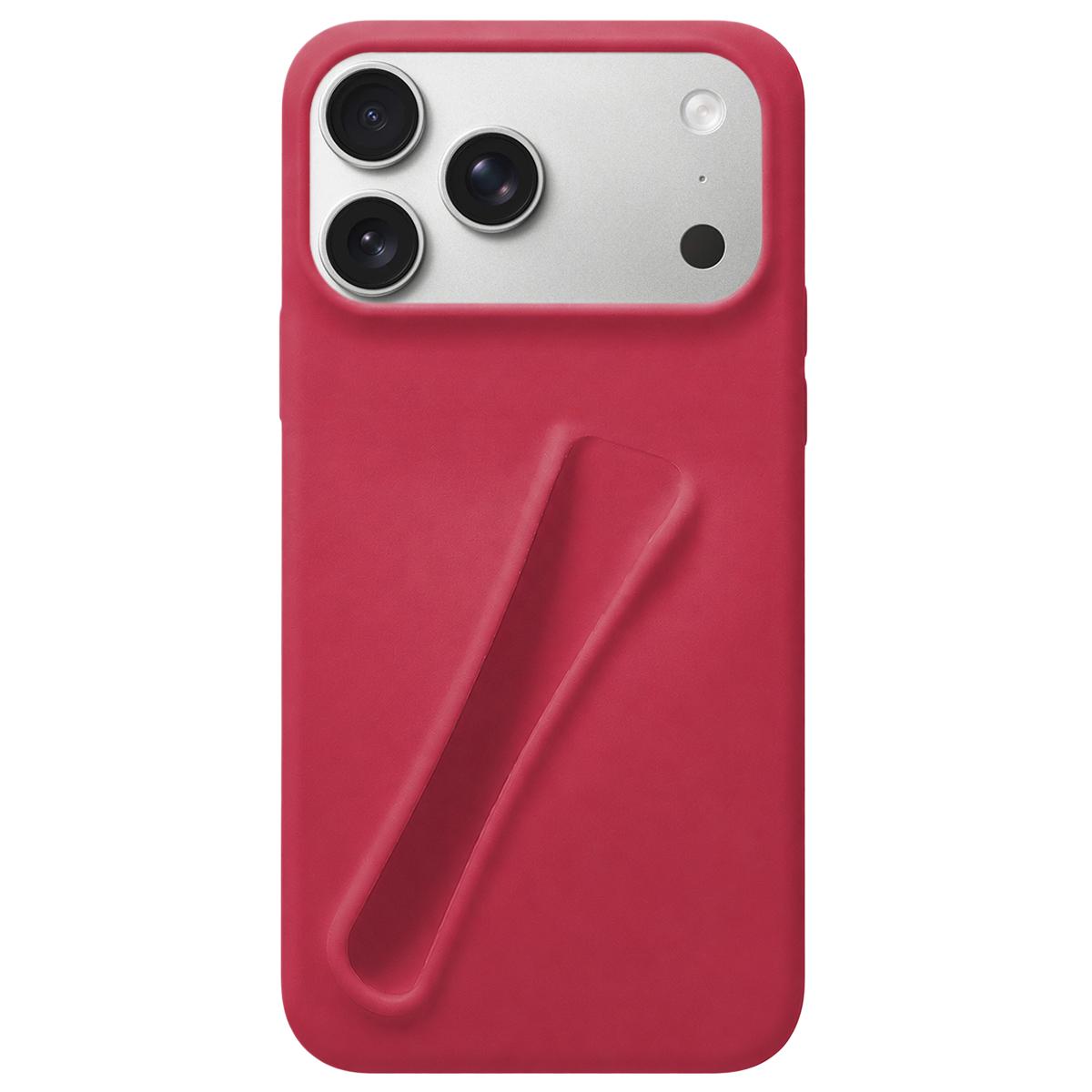 Compatible with iPhone 18 Pro Max & 17 Pro Max Lipstick Silicone 3D Phone Case - Red