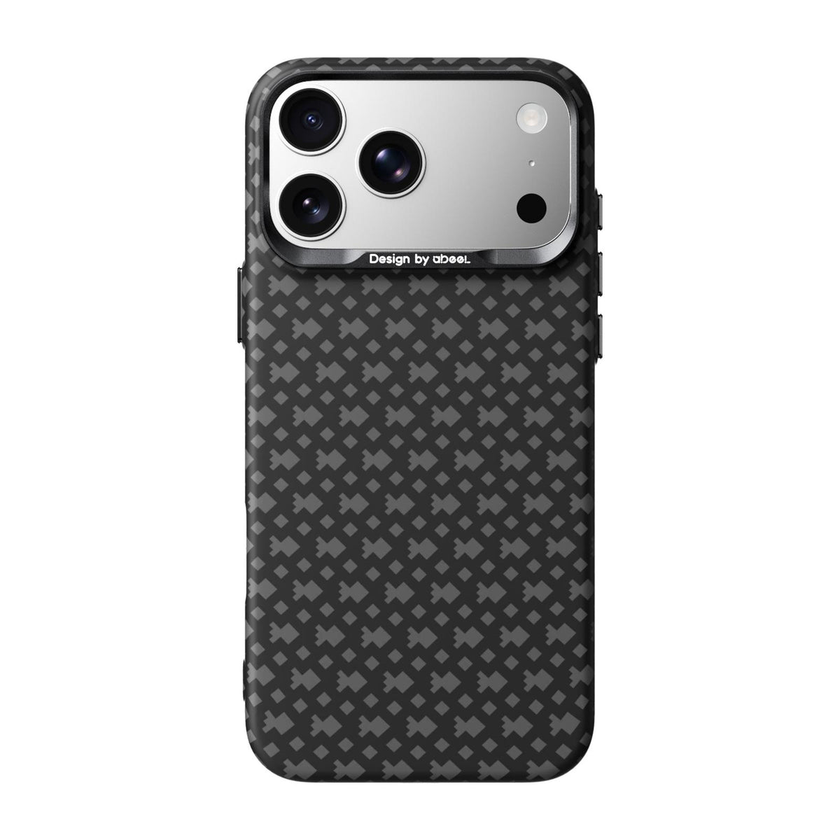 Compatible with iPhone 18 Pro Max ABEEL Lightweight Zero Feel Series Lyocell Fiber Water Adhesive Magnetic Phone Case - Goldfish