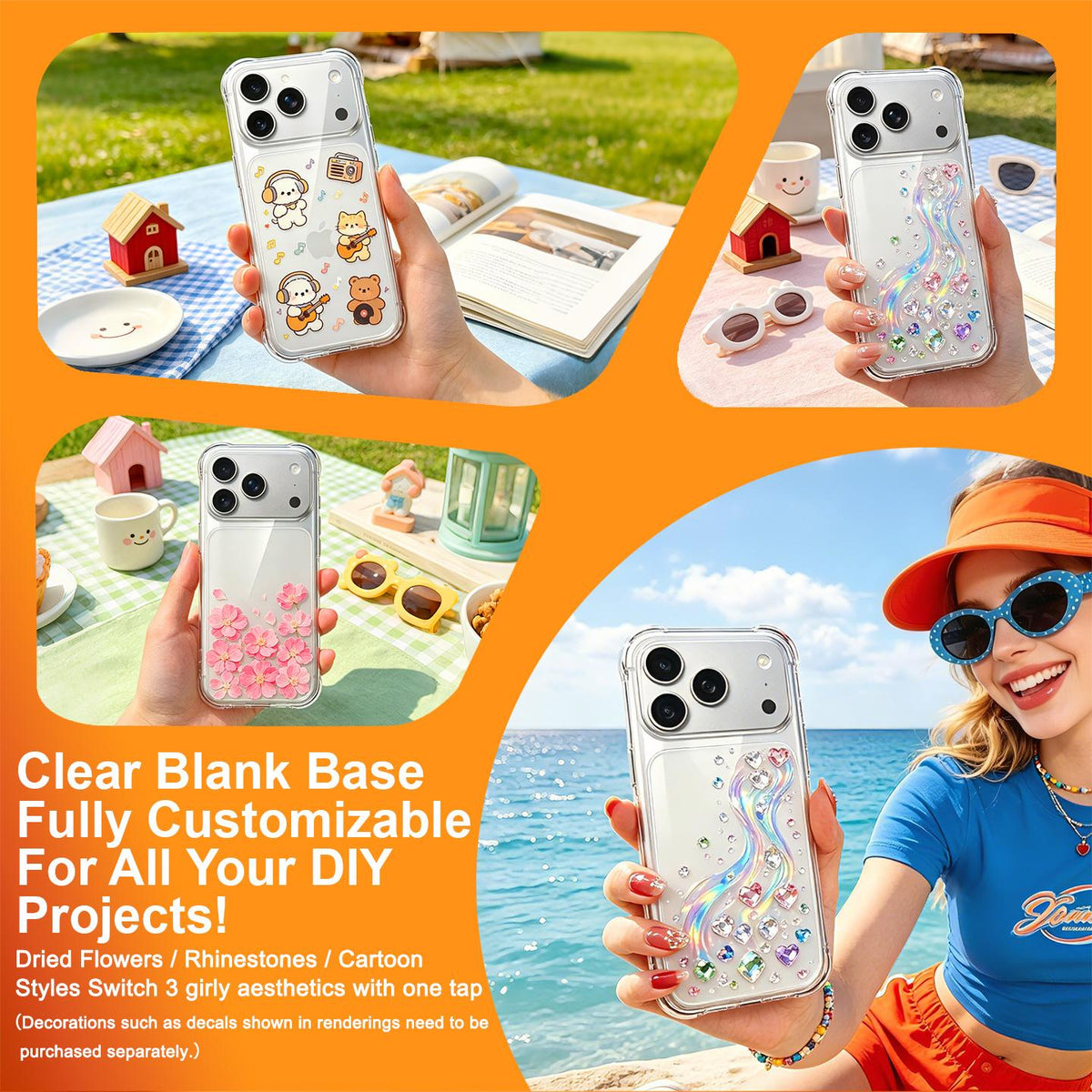Compatible with iPhone 18 Pro Max imak Shockproof Airbag TPU Phone Case - Transparent