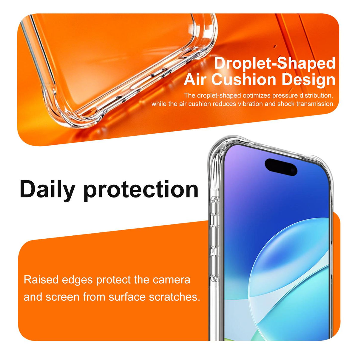 Compatible with iPhone 18 Pro Max imak Shockproof Airbag TPU Phone Case - Transparent