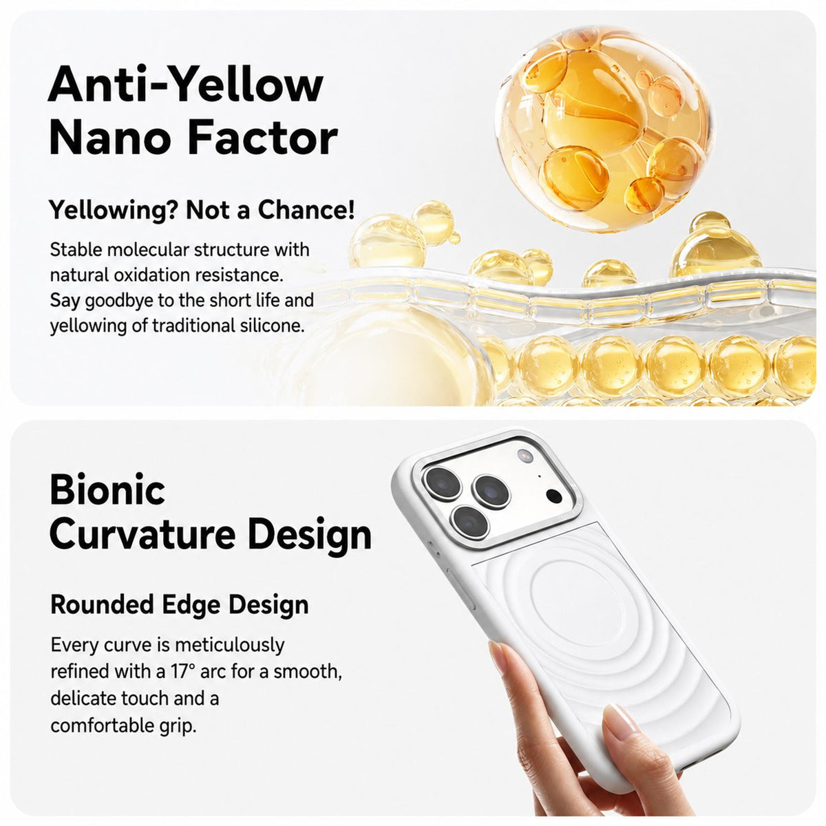Compatible with iPhone 18 Pro Max Liquid Silicone Frame Dual-Layer Ripple Back Panel Magnetic Phone Case - Rose Pink