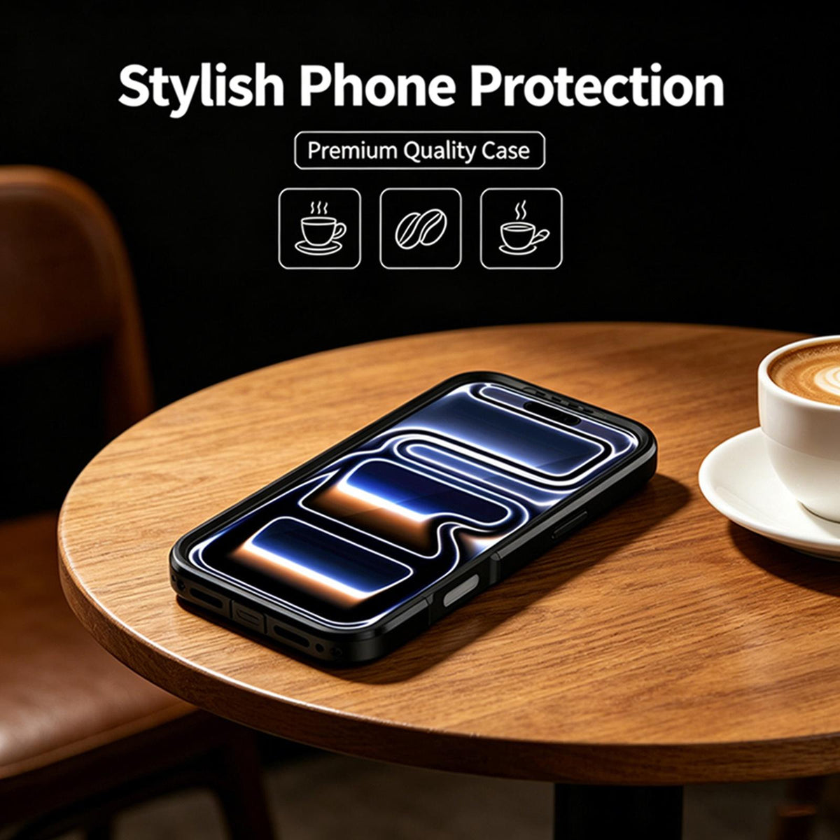 Compatible with iPhone 18 Pro Max Silicone Magnetic Anti-drop Protective Phone Case - Black + Black