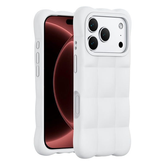 Compatible with iPhone 18 Pro Max Cloud Liquid Silicone Phone Case - White