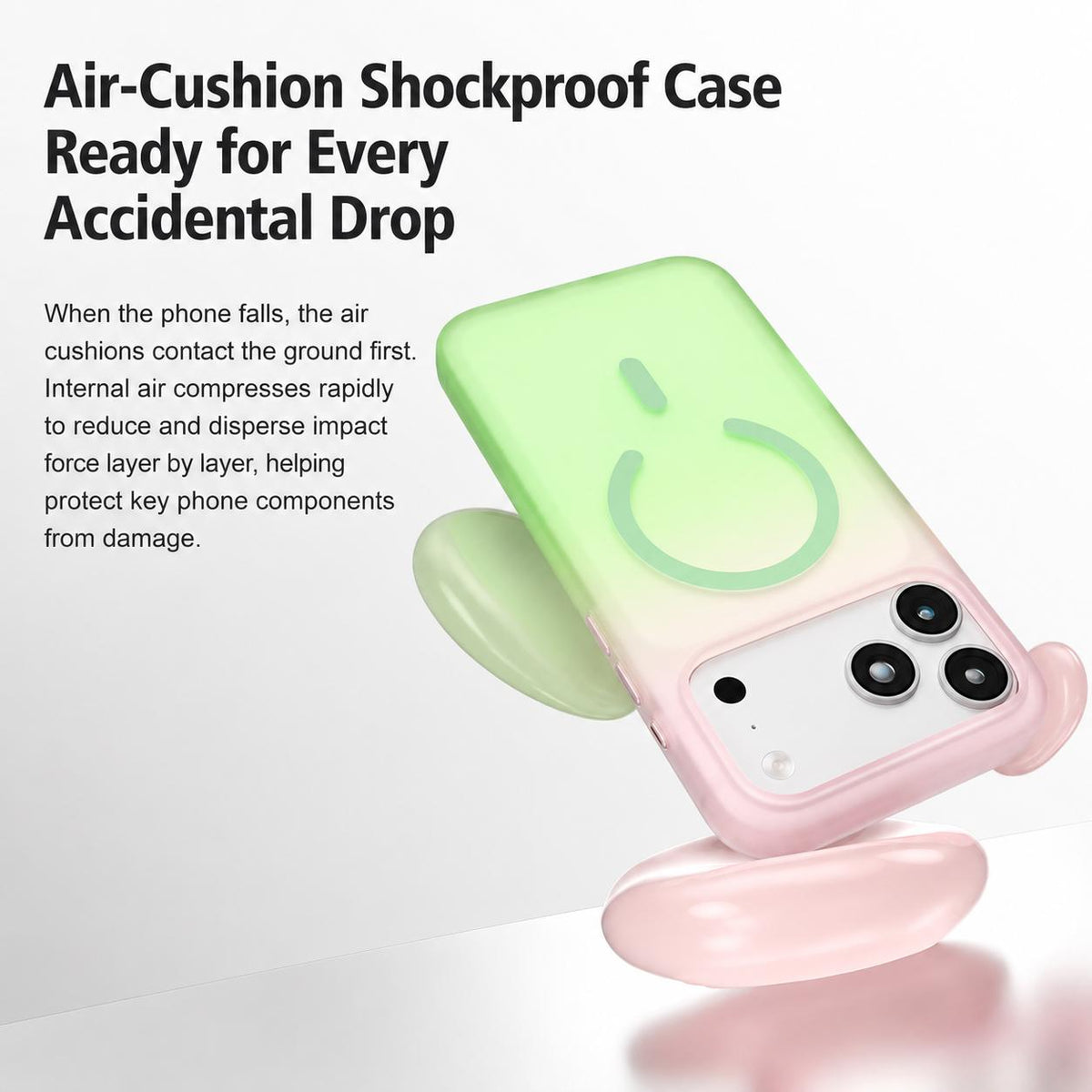 Compatible with iPhone 18 Pro Max Twilight Gradient Magnetic Phone Case - Winter Compatible withest