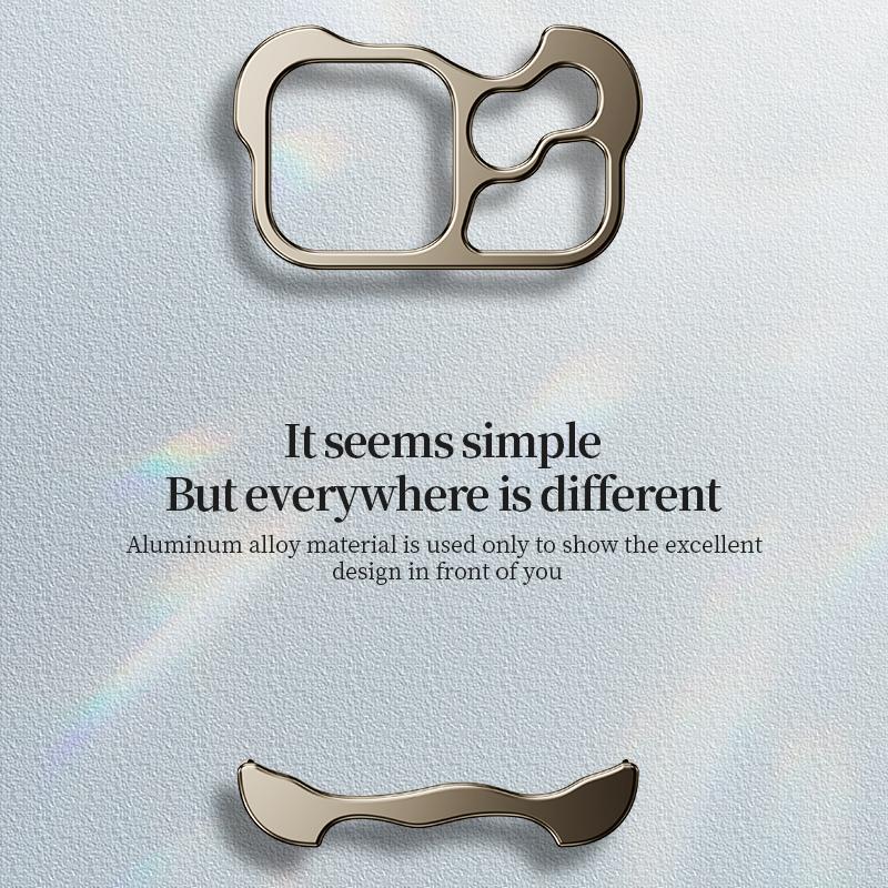 Compatible with iPhone 18 Pro Max Frameless Metal Corner Pad Phone Case with Lens Film - Titanium Gray