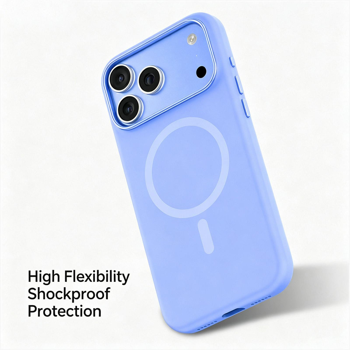 Compatible with iPhone 18 Pro Max Mutural Karen Series Liquid Silicone MagSafe Phone Case - Grey