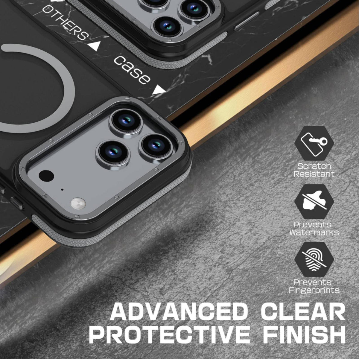Compatible with iPhone 18 Pro Max Dual Color Skin Feel Magnetic Phone Case - Grey