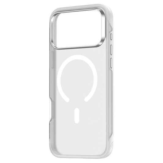 Compatible with iPhone 18 Pro Max ZGA Color Enhanced Skin Feel PC Dual-Layer TPU Magnetic Phone Case - White